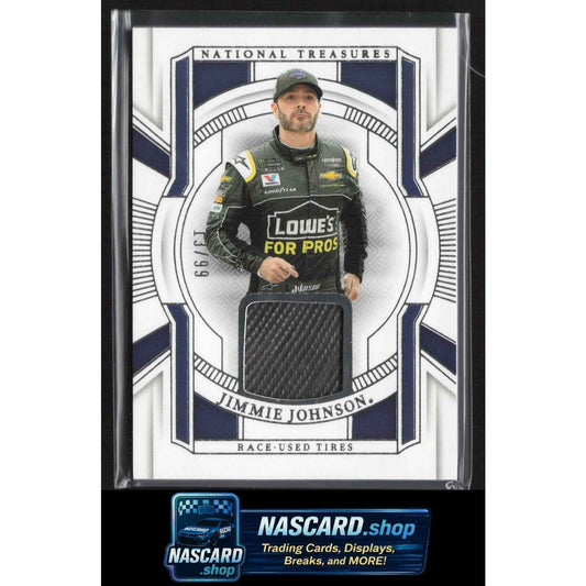 2025 Panini National Treasures #RUT-JJN Jimmie Johnson Race Used Tires