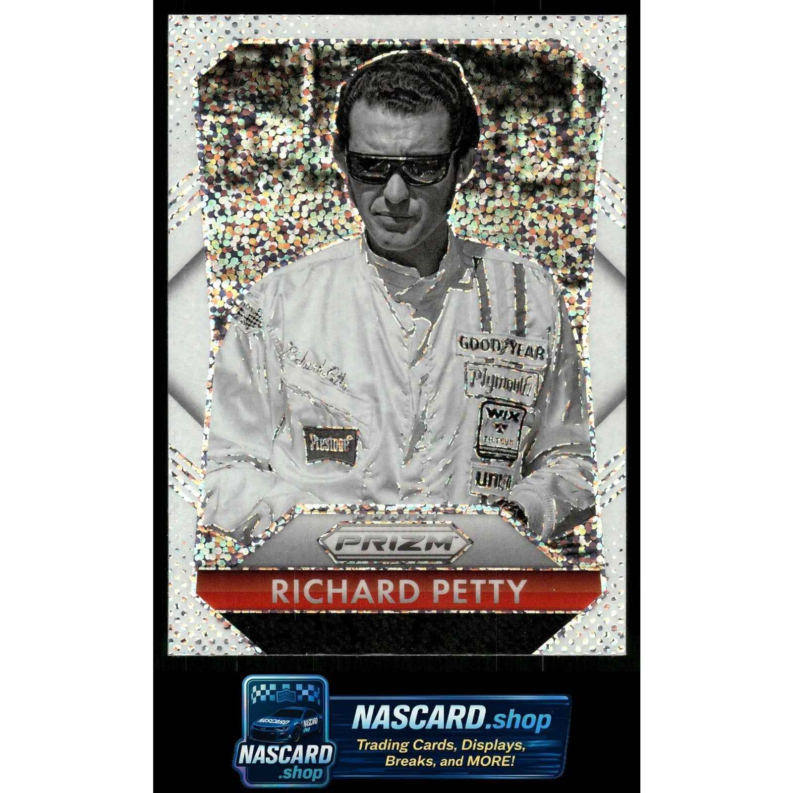 2025 Panini Prizm #160 Richard Petty White Sparkle