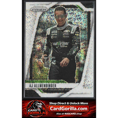 2025 Panini Prizm #13 AJ Allmendinger White Sparkle