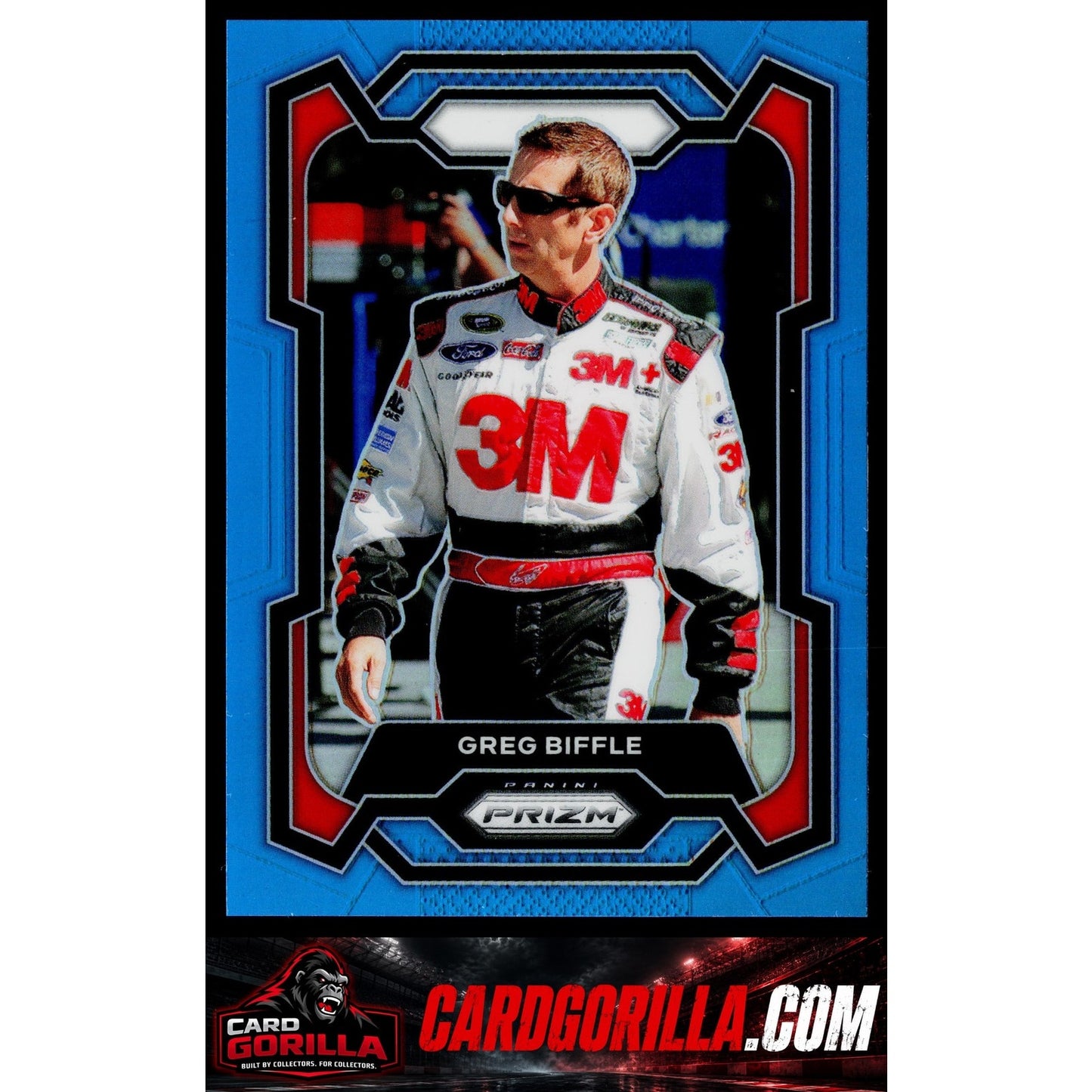2024 Panini Prizm #13 Greg Biffle Carolina Blue #/49