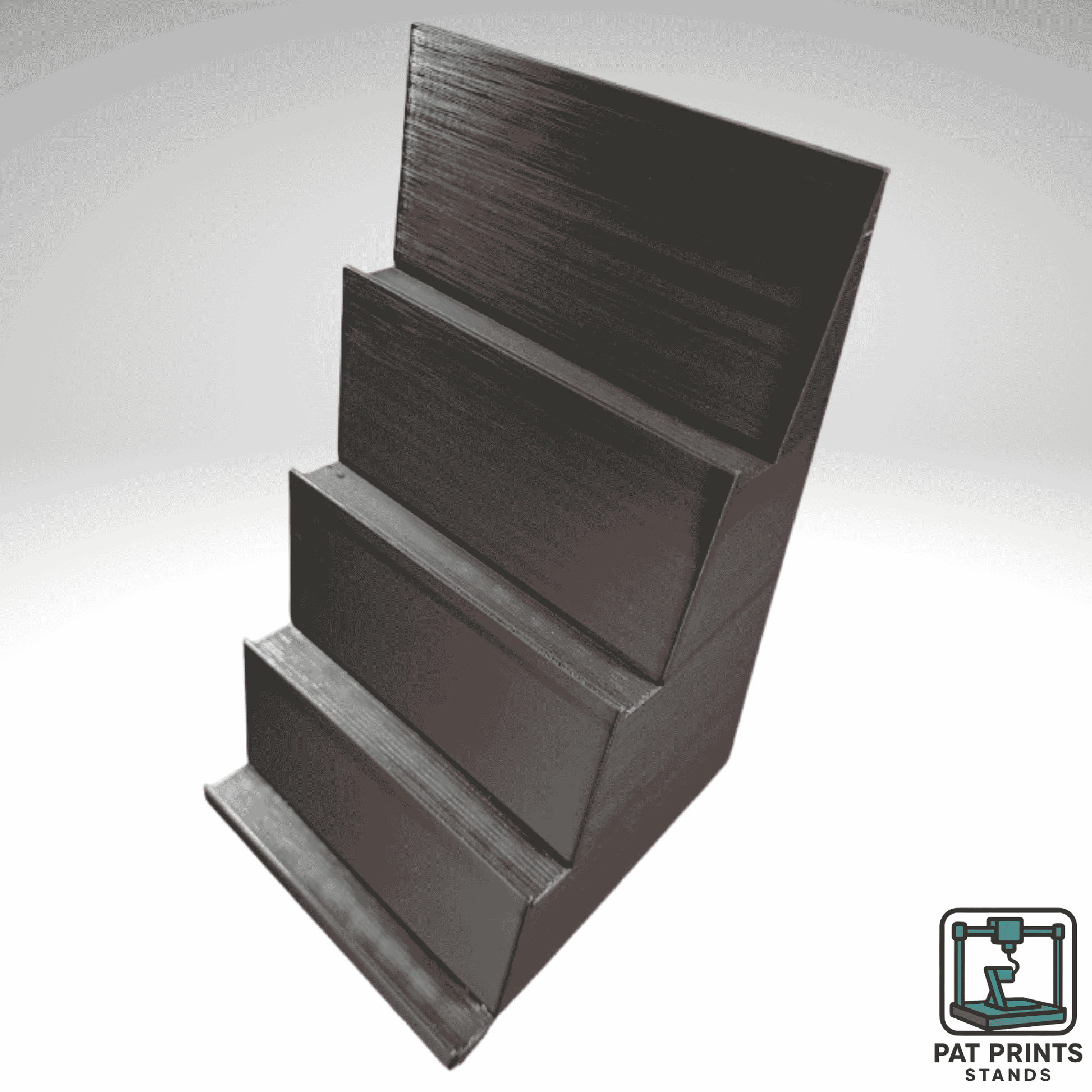 4-Tier Trading Card Display Stand – Custom 3D Printed