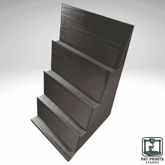4-Tier Trading Card Display Stand – Custom 3D Printed