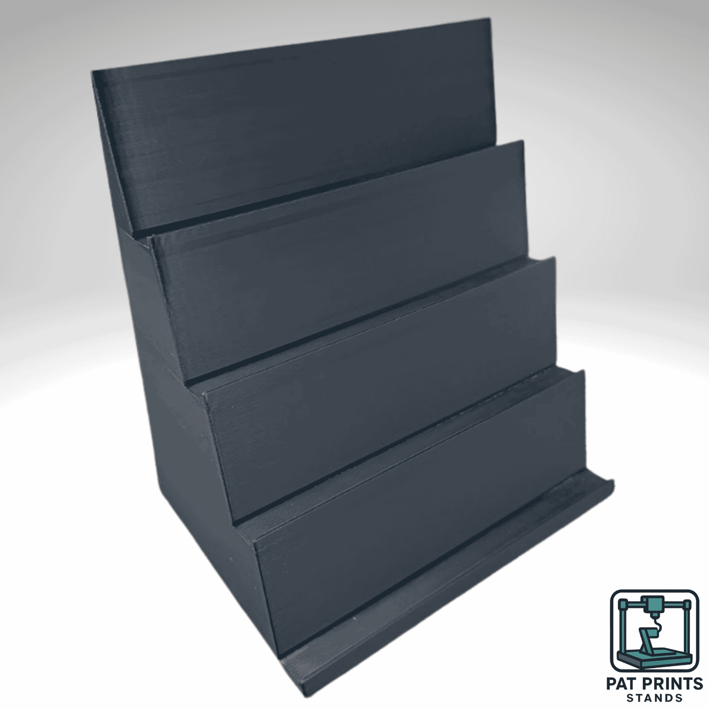 4-Tier Trading Card Display Stand – Custom 3D Printed