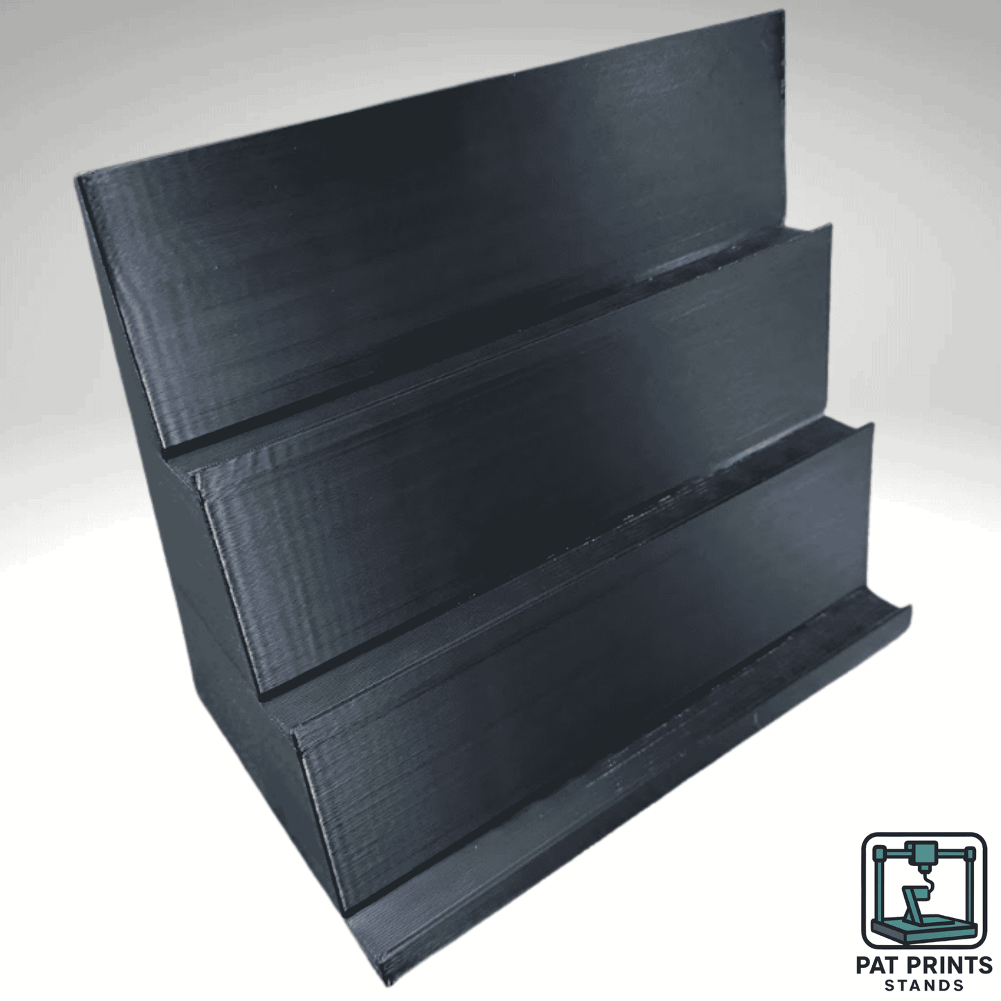 3-Tier Trading Card Display Stand – Custom 3D Printed