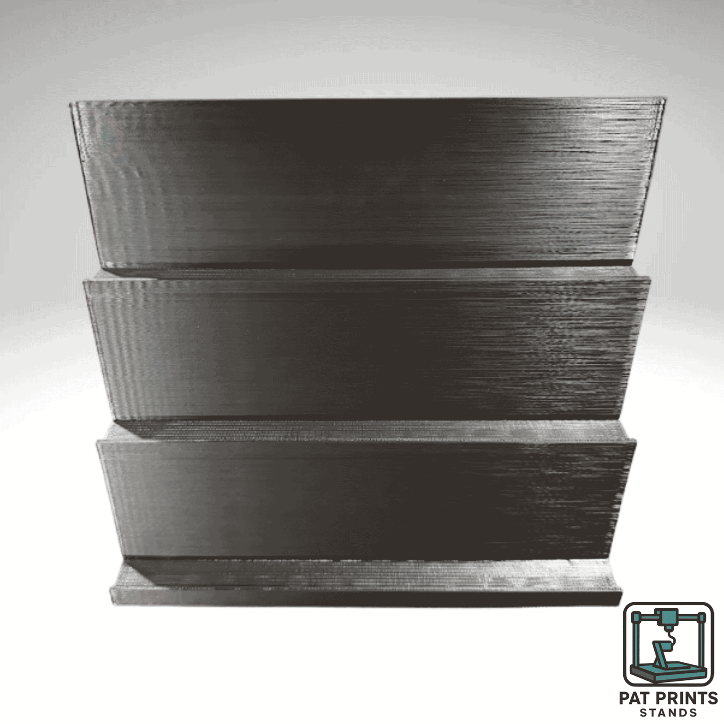 3-Tier Trading Card Display Stand – Custom 3D Printed