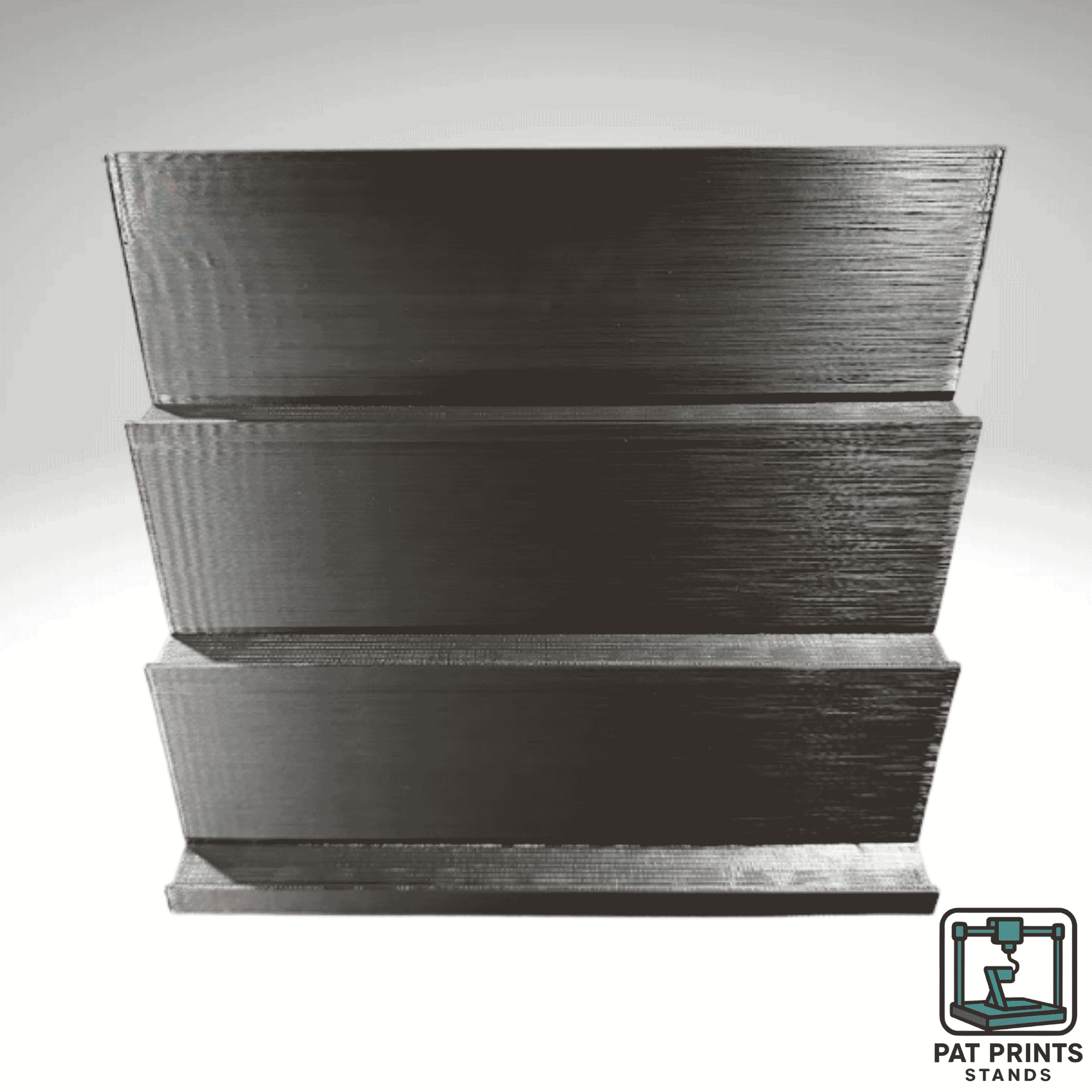 3-Tier Trading Card Display Stand – Custom 3D Printed