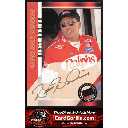 2000 Press Pass #NNO Brett Bodine Signings Gold #/100