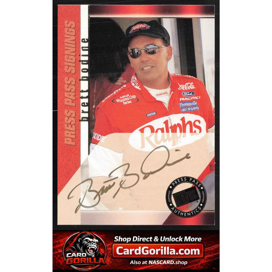2000 Press Pass #NNO Brett Bodine Signings Gold #/100