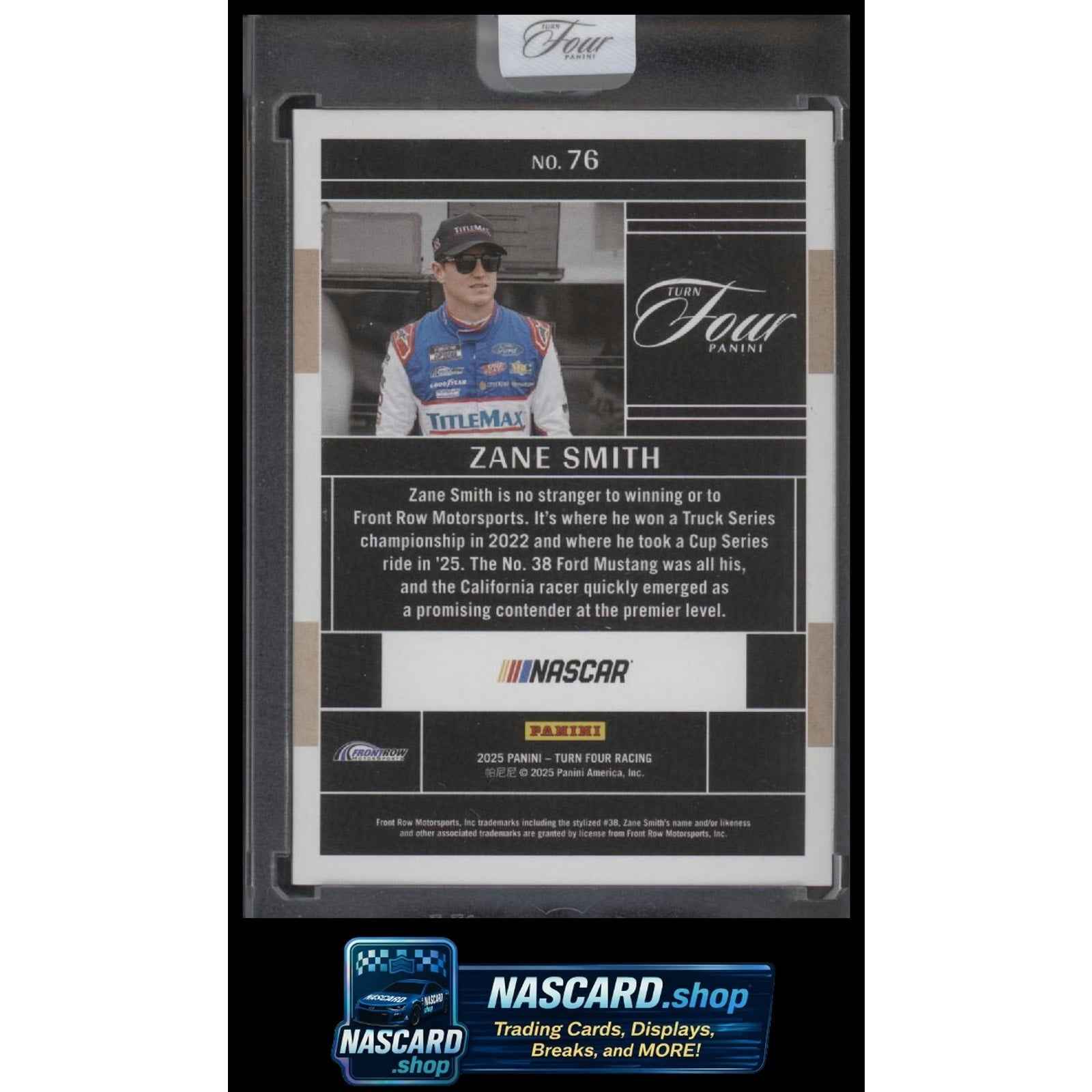 2025 Panini Turn Four #76 Zane Smith #/75