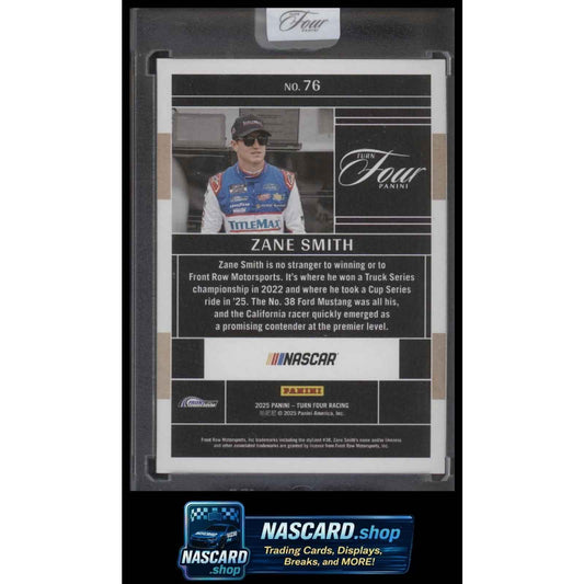 2025 Panini Turn Four #76 Zane Smith #/75