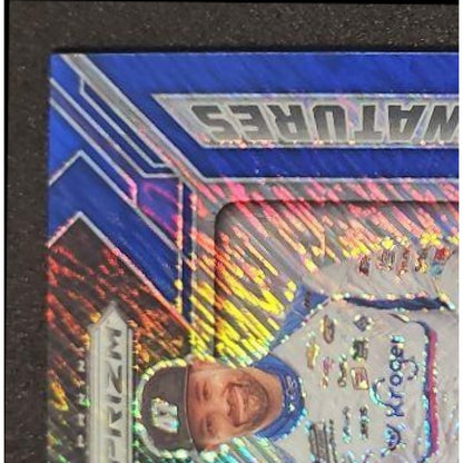 2024 Panini Prizm Ricky Stenhouse Jr Sensational Signatures Blue Shimmer FOTL /4