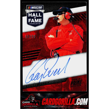 2023 Panini Prime #HFS-REM Ray Evernham Hall of Fame Signatures #/99