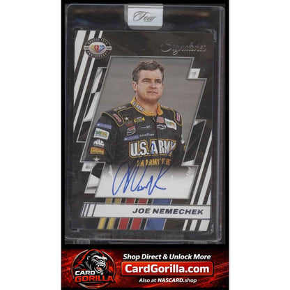 2025 Panini Turn Four #75-NE Joe Nemechek NASCAR 75th Anniversary Signatures