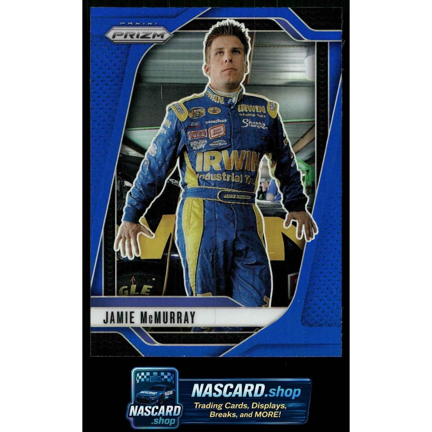 2025 Panini Prizm #97 Jamie McMurray Blue #/199