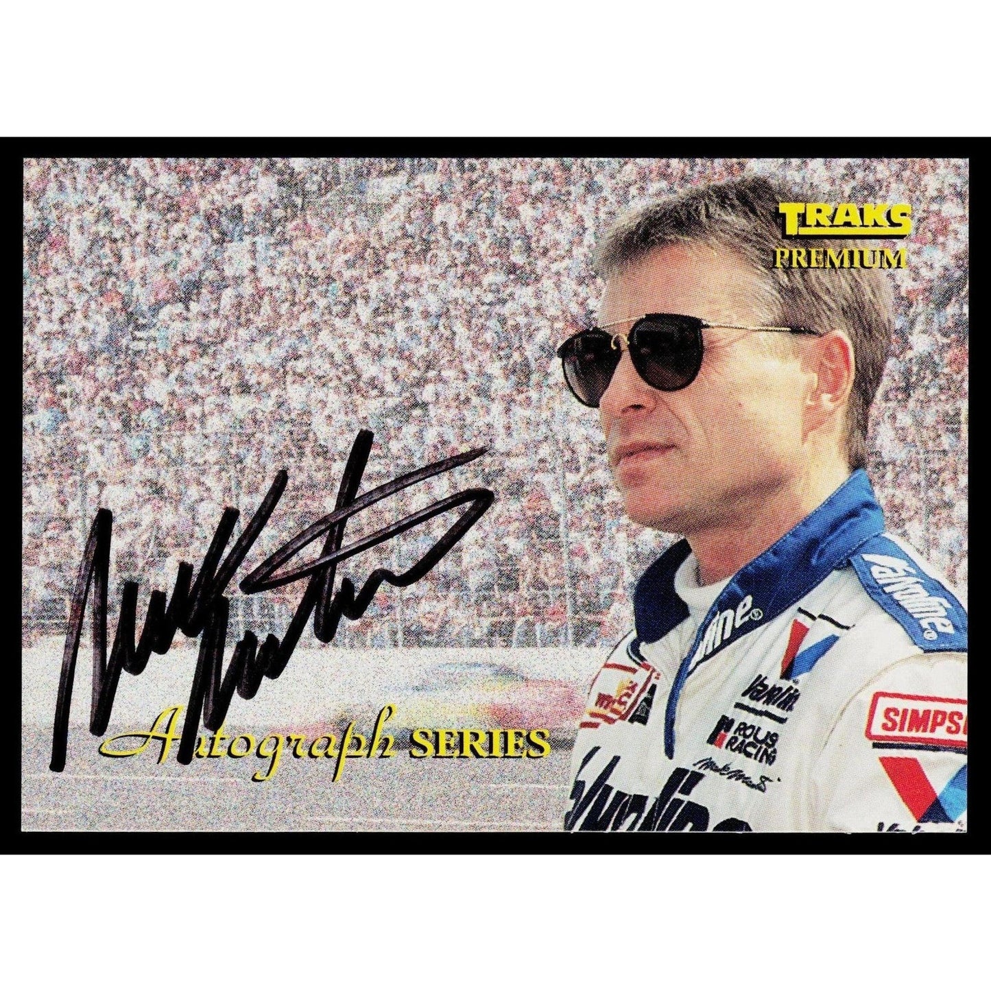 1994 Traks #A-8 Mark Martin Autograph Series