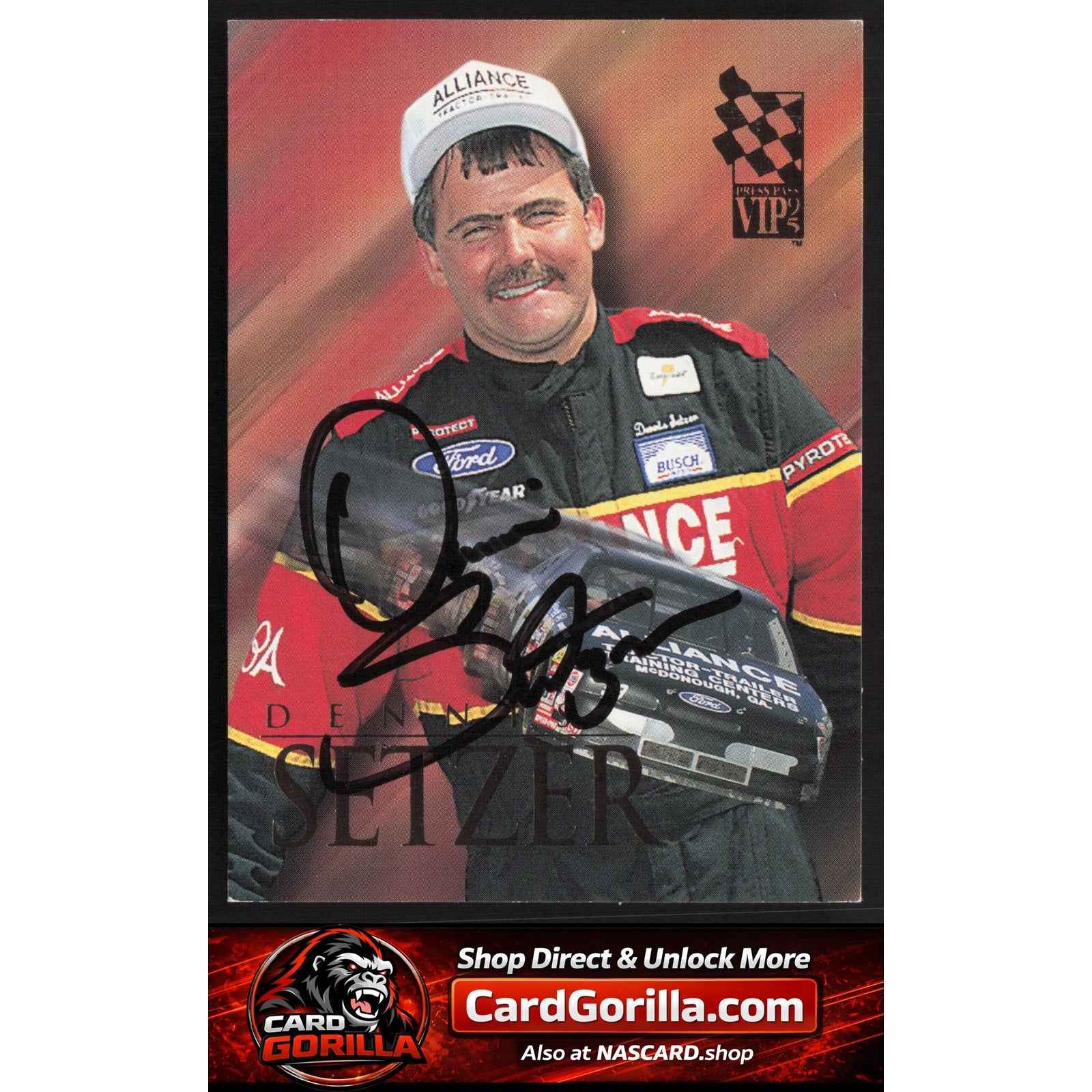 1995 Press Pass VIP #44 Dennis Setzer Autographs