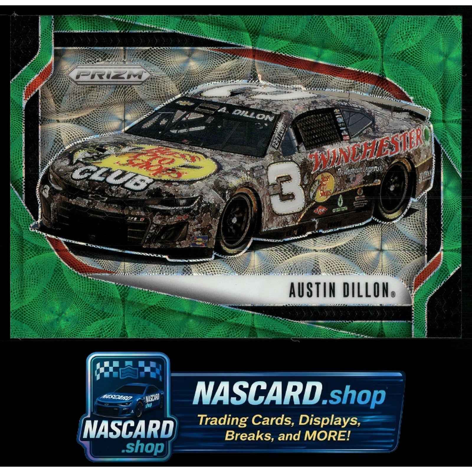 2025 Panini Prizm #139 Austin Dillon Green Scope #/149