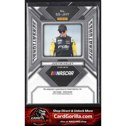 2024 Panini Prizm #SS-JHY Justin Haley Sensational Signatures