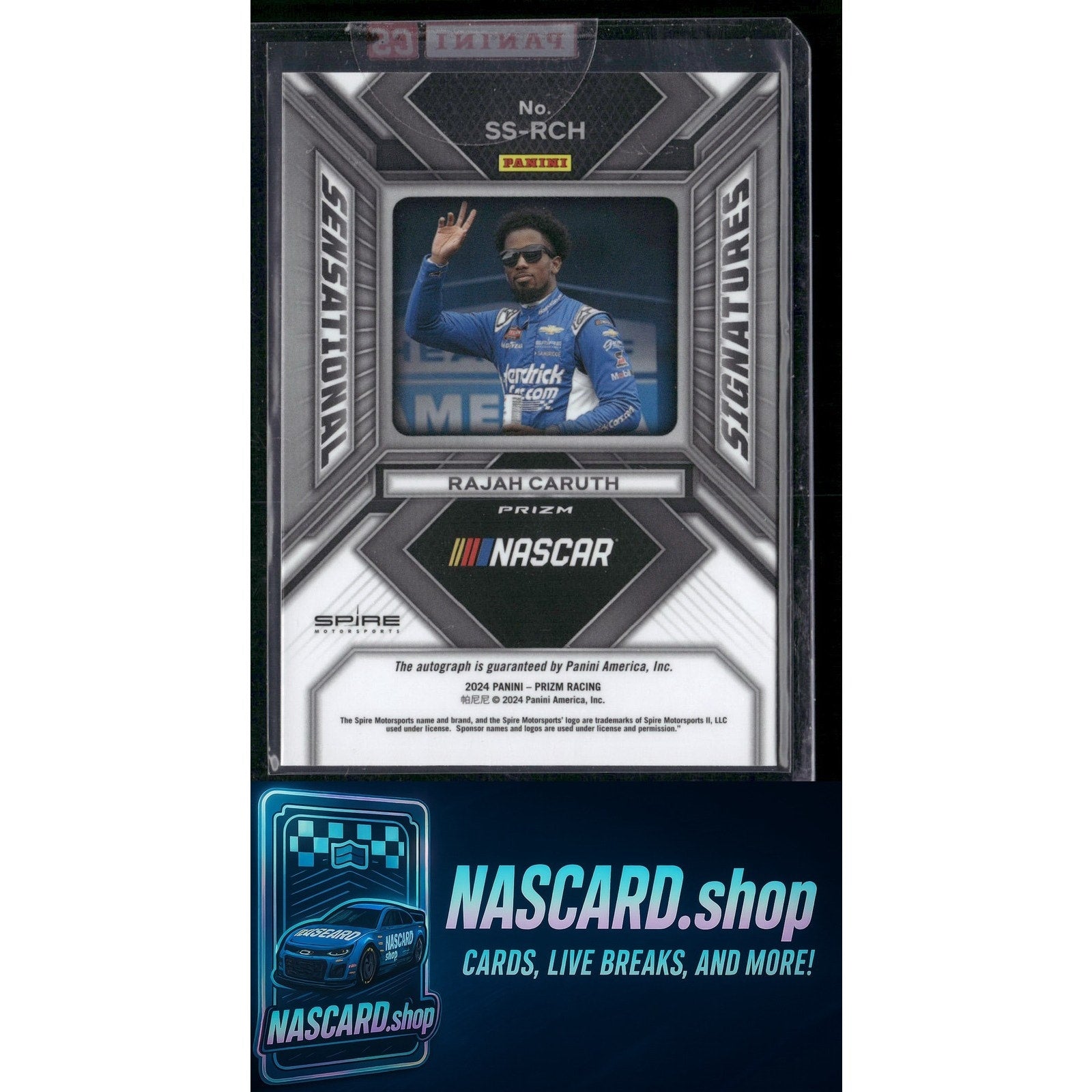 2024 Panini Prizm #SS-RCH Rajah Caruth Sensational Signatures - Card Gorilla