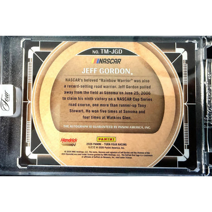 2026 Panini Turn Four #TM-JGD Jeff Gordon Timeless Moments Holo Silver #/25