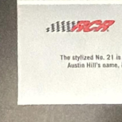 2026 Panini Select NASCAR Austin Hill #214 Set - Trackside Gold Ice Prizms 1/10