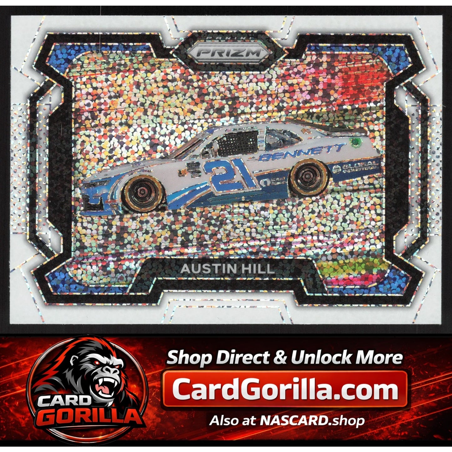 2024 Panini Prizm #1 Austin Hill White Sparkle
