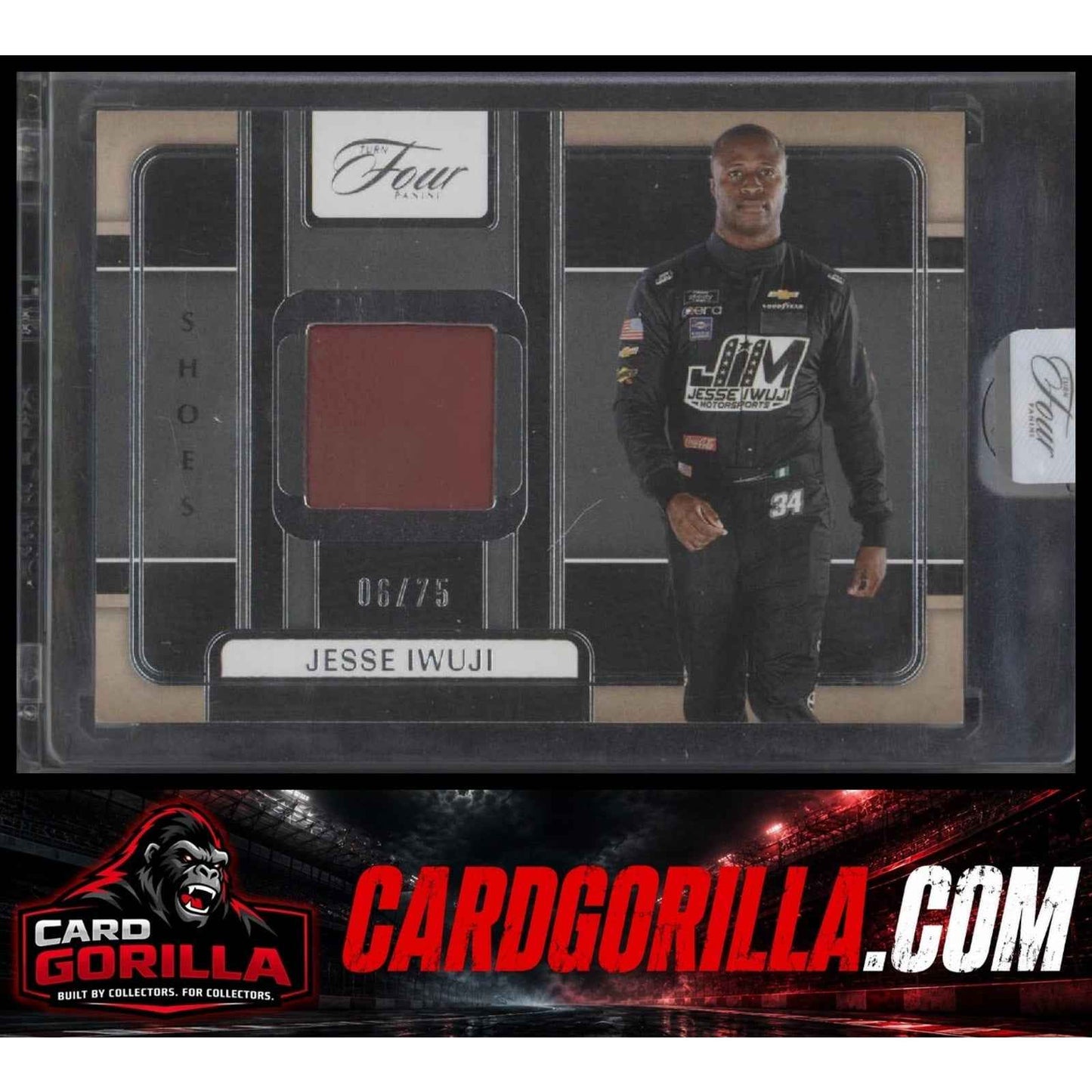 2025 Panini Turn Four #SH-JIW Jesse Iwuji Shoes #/75
