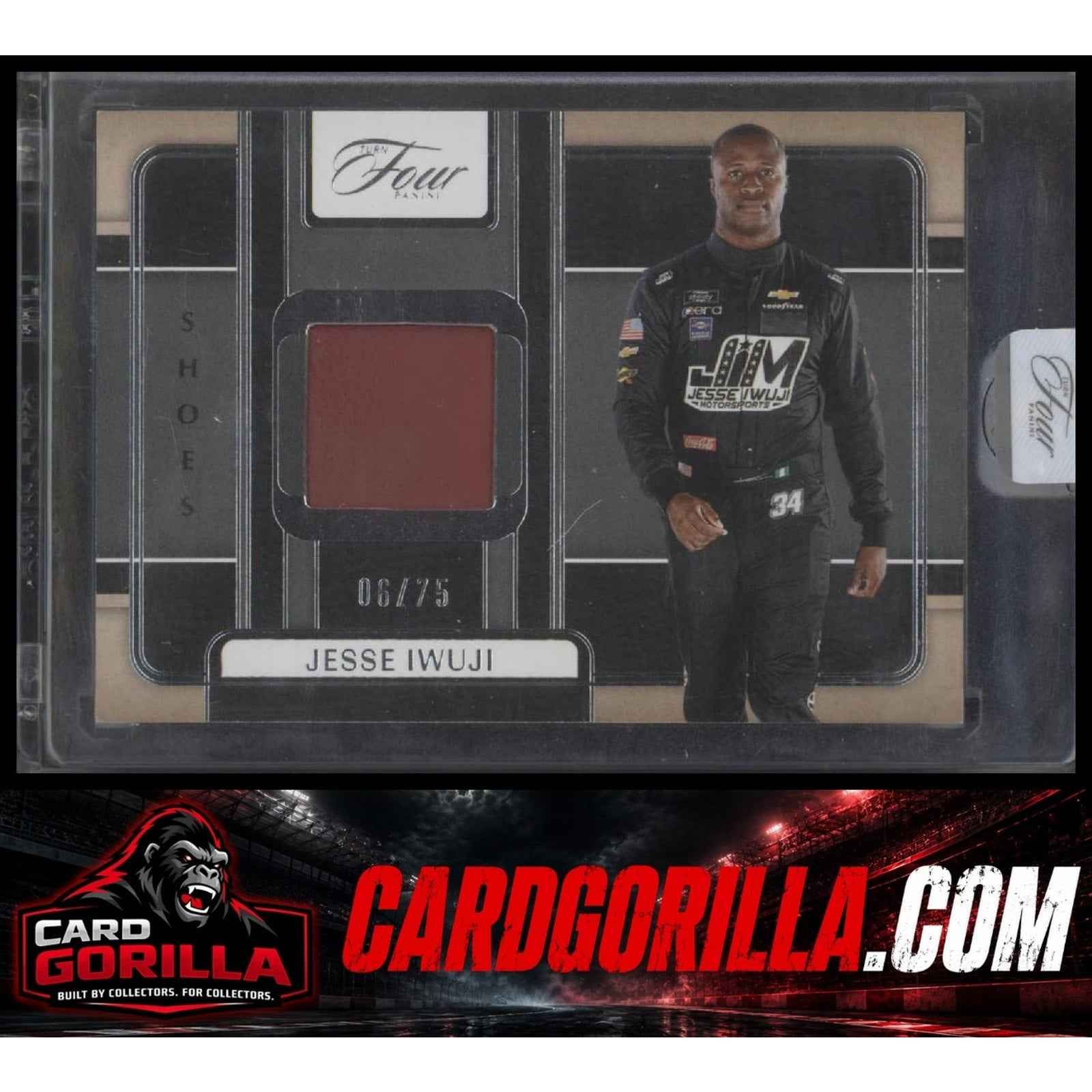 2025 Panini Turn Four #SH-JIW Jesse Iwuji Shoes #/75