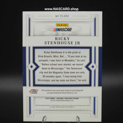2024 National Treasures Treasured Swatches Ricky Stenhouse Jr. /99 - NASCARD.shop