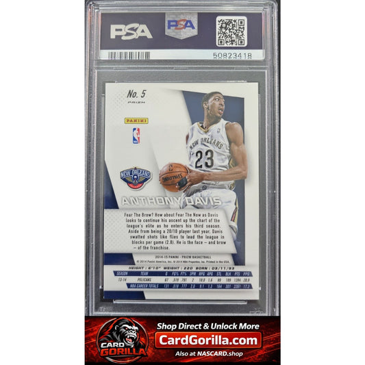 2014 Panini Prizm Sp Variations #5 Anthony Davis Sp Variations-Prizm PSA 9