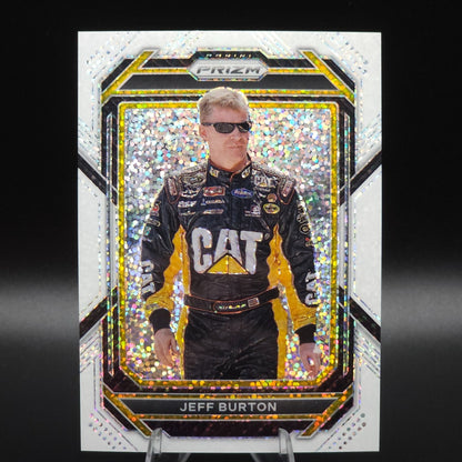 2023 Panini Prizm - Jeff Burton #52 White Sparkle Prizm