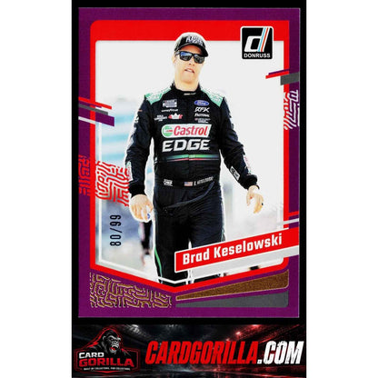 2024 Donruss #8 Brad Keselowski Purple #/99