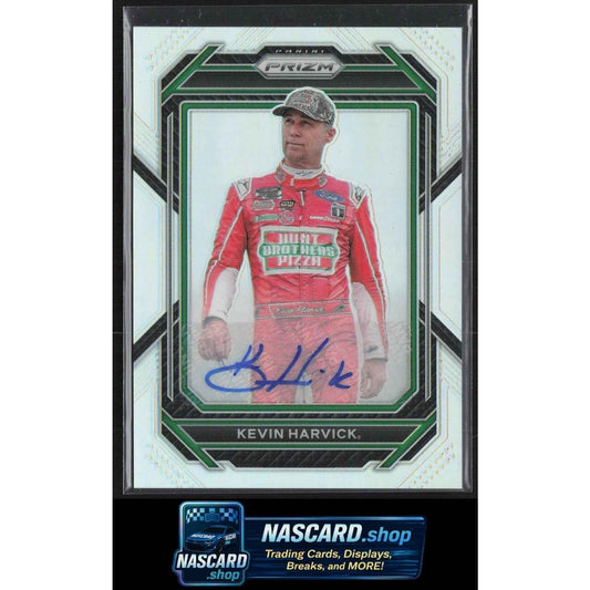 2023 Panini Prizm #47 Kevin Harvick Silver Prizm Signatures