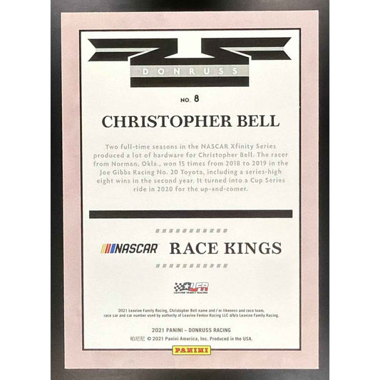 2021 Panini Donruss Christopher Bell #8 Purple 34/49