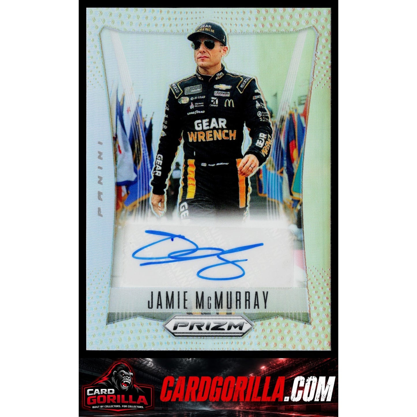 2024 Panini Prizm #TS-JMY Jamie McMurray Throwback Signatures