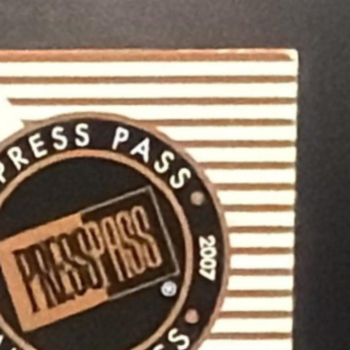 2007 Press Pass Dale Earnhardt Jr. #NNO Signings Auto