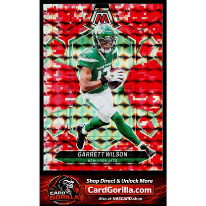 2024 Panini Mosaic #171 Garrett Wilson Mosaic Camo Pink