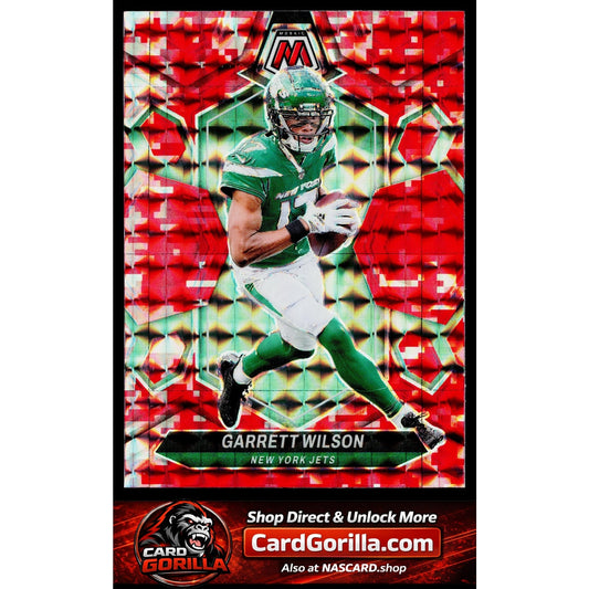 2024 Panini Mosaic #171 Garrett Wilson Mosaic Camo Pink