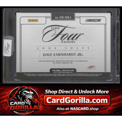2025 Panini Turn Four #SS-DEJ Dale Earnhardt Jr Shoe Soles #/49