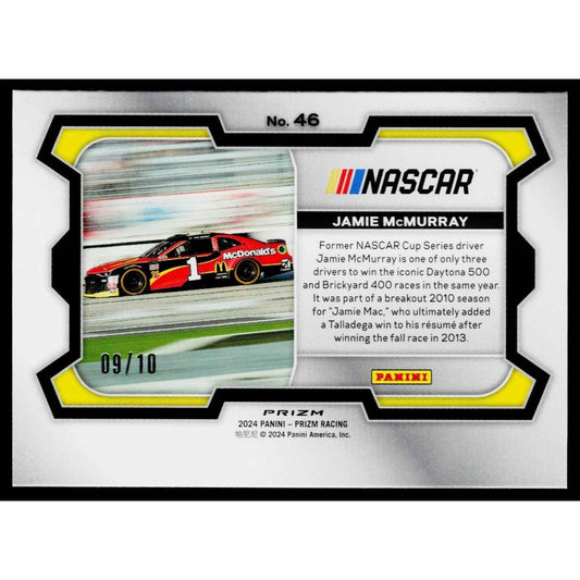 2020 Donruss #46 Jamie McMurray Optic Gold #/10