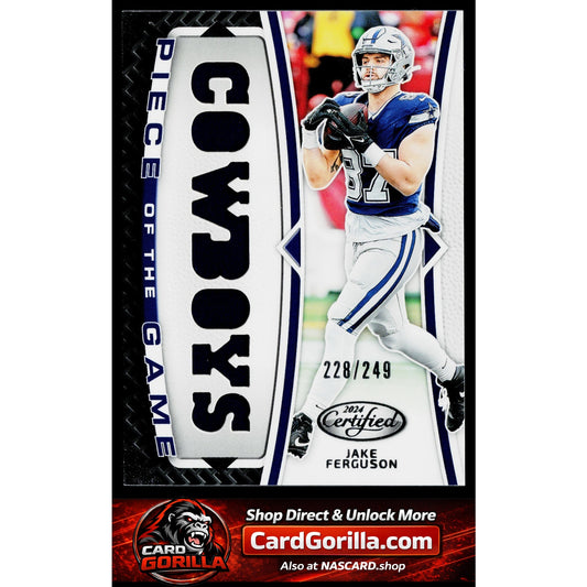 2024 Panini Certified #POG-JFN Jake Ferguson Piece of the Game #/249