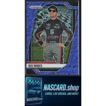 2025 Panini Prizm #54 Ben Rhodes Blue Shimmer #/10
