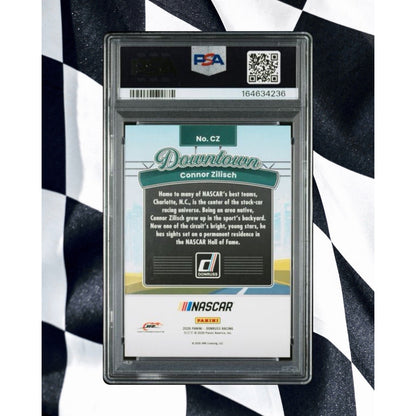 2026 Panini Donruss NASCAR Connor Zilisch Gold Downtown #/10 PSA 9 MINT