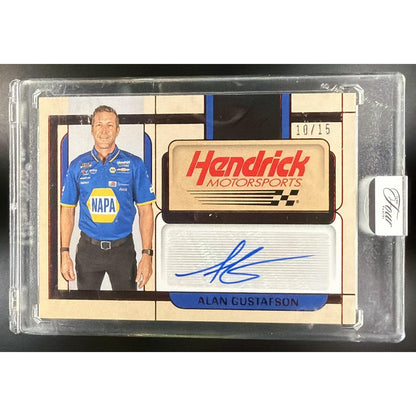 2026 Panini Turn Four Racing Alan Gustafson Team Icons Signatures Red /15
