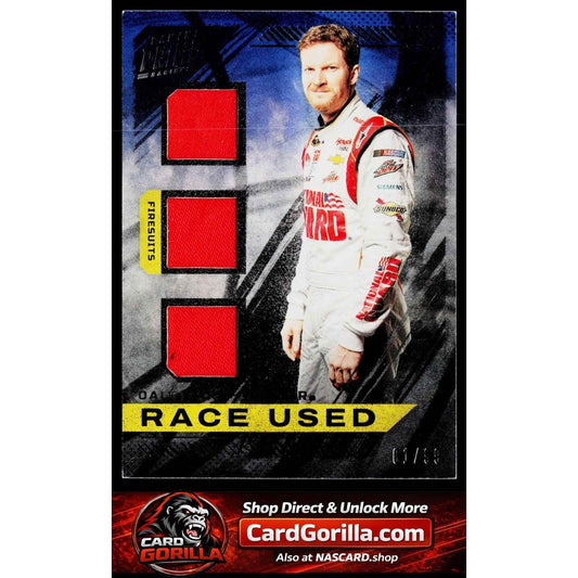 2023 Panini Prime #RUT-DEJ Dale Earnhardt Jr Race Used Trios Firesuits #/99