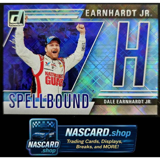 2025 Donruss #29 Dale Earnhardt Jr Spellbound Platinum Diamond #1/1