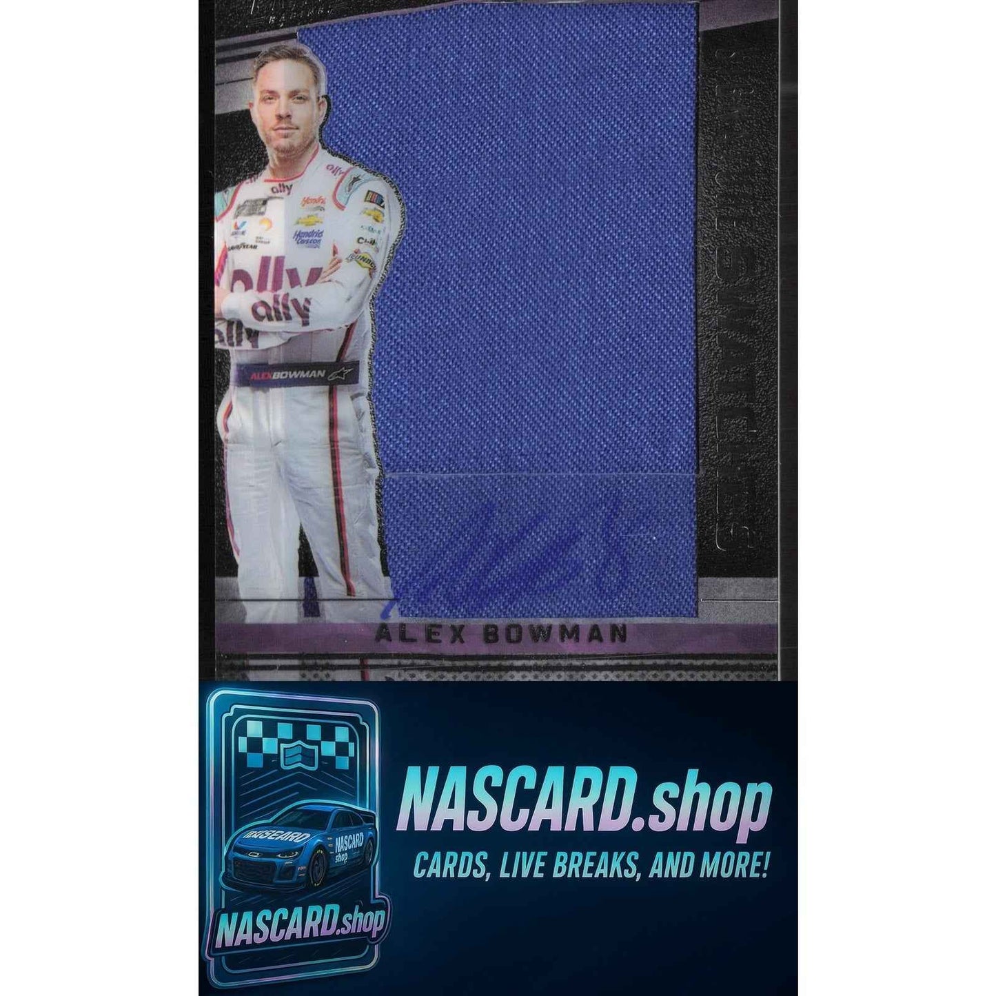 2023 Panini Prime #SSW-ABO Alex Bowman Signature Swatches #/49