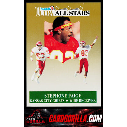 1991 Ultra #9 Stephone Paige Ultra All Stars