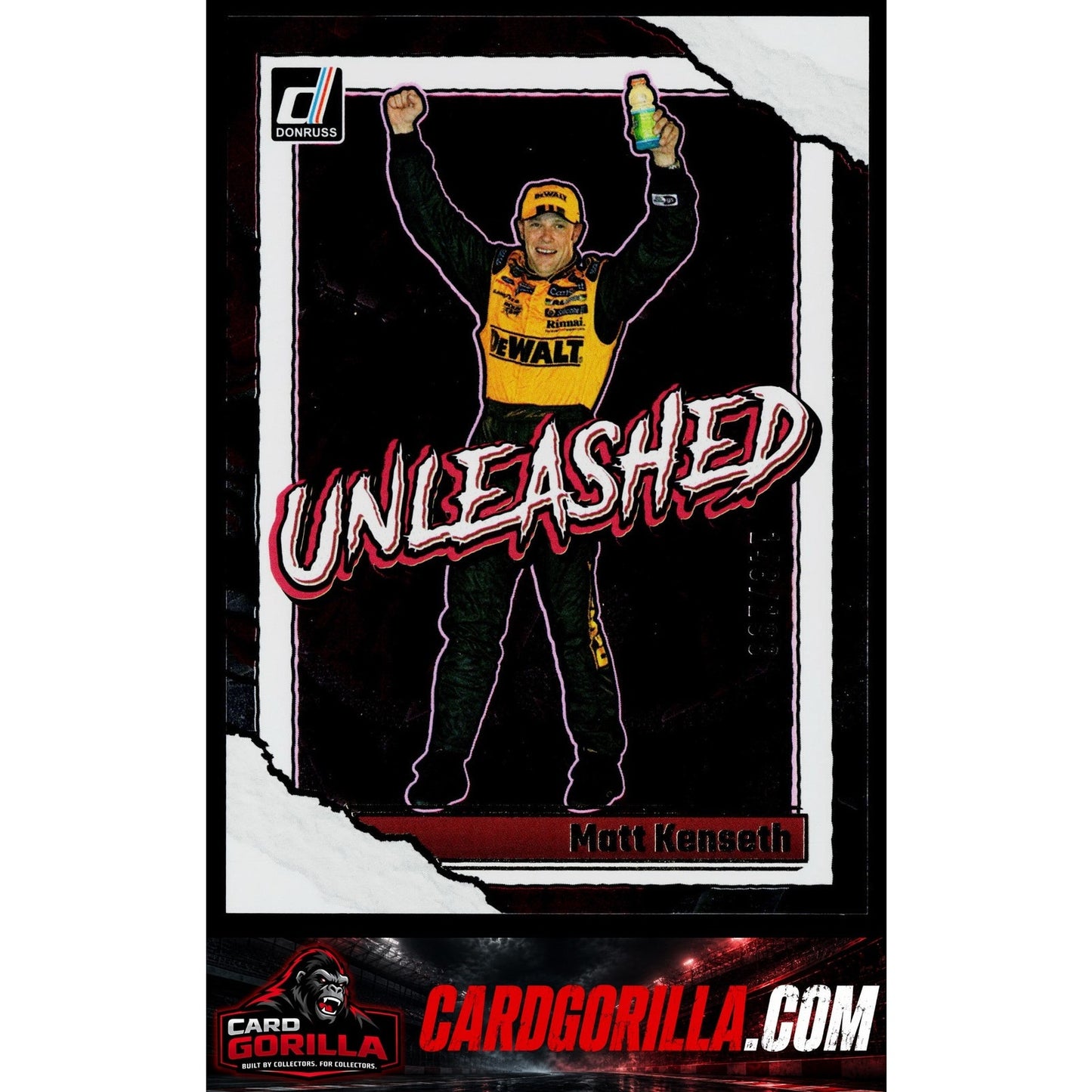 2026 Donruss #17 Matt Kenseth Unleashed Diamond Plate #/199