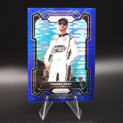 2024 Panini Prizm Racing Blue Pulsar #17 Tanner Gray 75/75